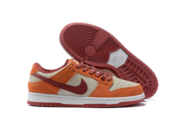 Women's Dunk Low SB Orange/Cream Shoes 0113 Women's Dunk Low SB Orange/Cream Shoes 0113